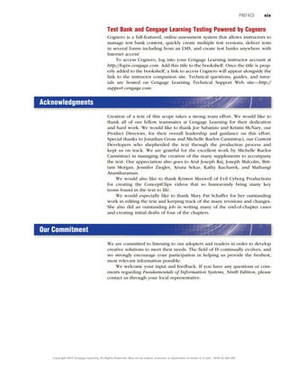 Cogenro Mathprint Fundamentals of Information Systems 9th Edition Ralph Stair | PDF