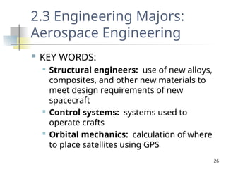 3Engineering majors Engineering majors 755375.ppt