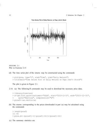 Introduction to Statistical Methods for Financial Models 1st Severini ...