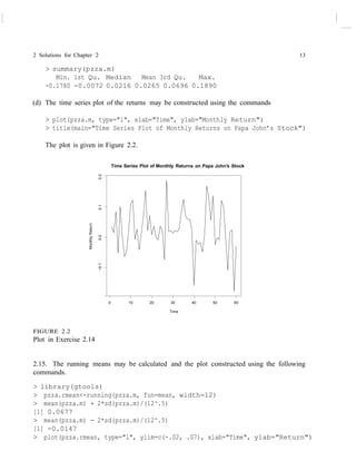 Introduction to Statistical Methods for Financial Models 1st Severini ...