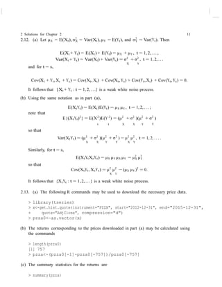 Introduction to Statistical Methods for Financial Models 1st Severini ...