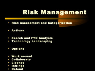 IP Risk Management | PPT