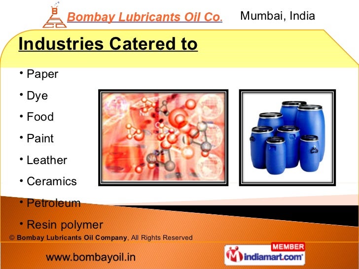 Bombay Lubricants Oil Company Mumbai India