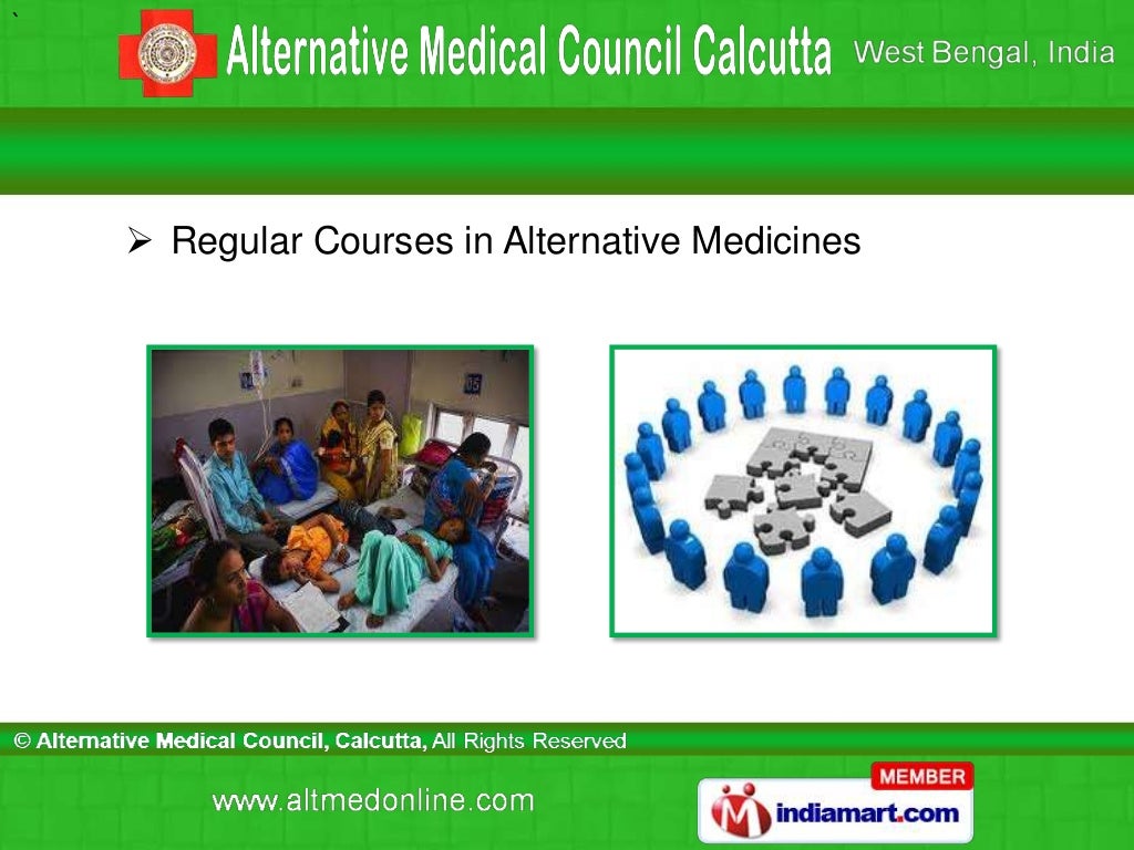 Certificate Course by Alternative Medical Council Calcutta Kolkata
