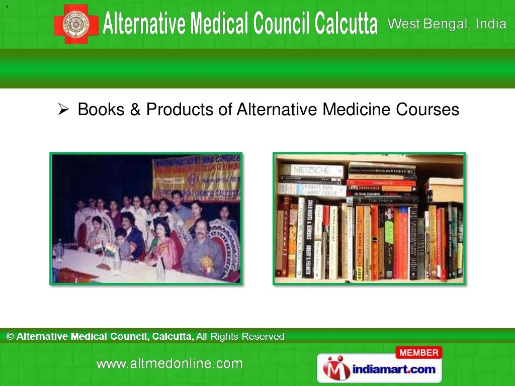 Certificate Course by Alternative Medical Council Calcutta Kolkata