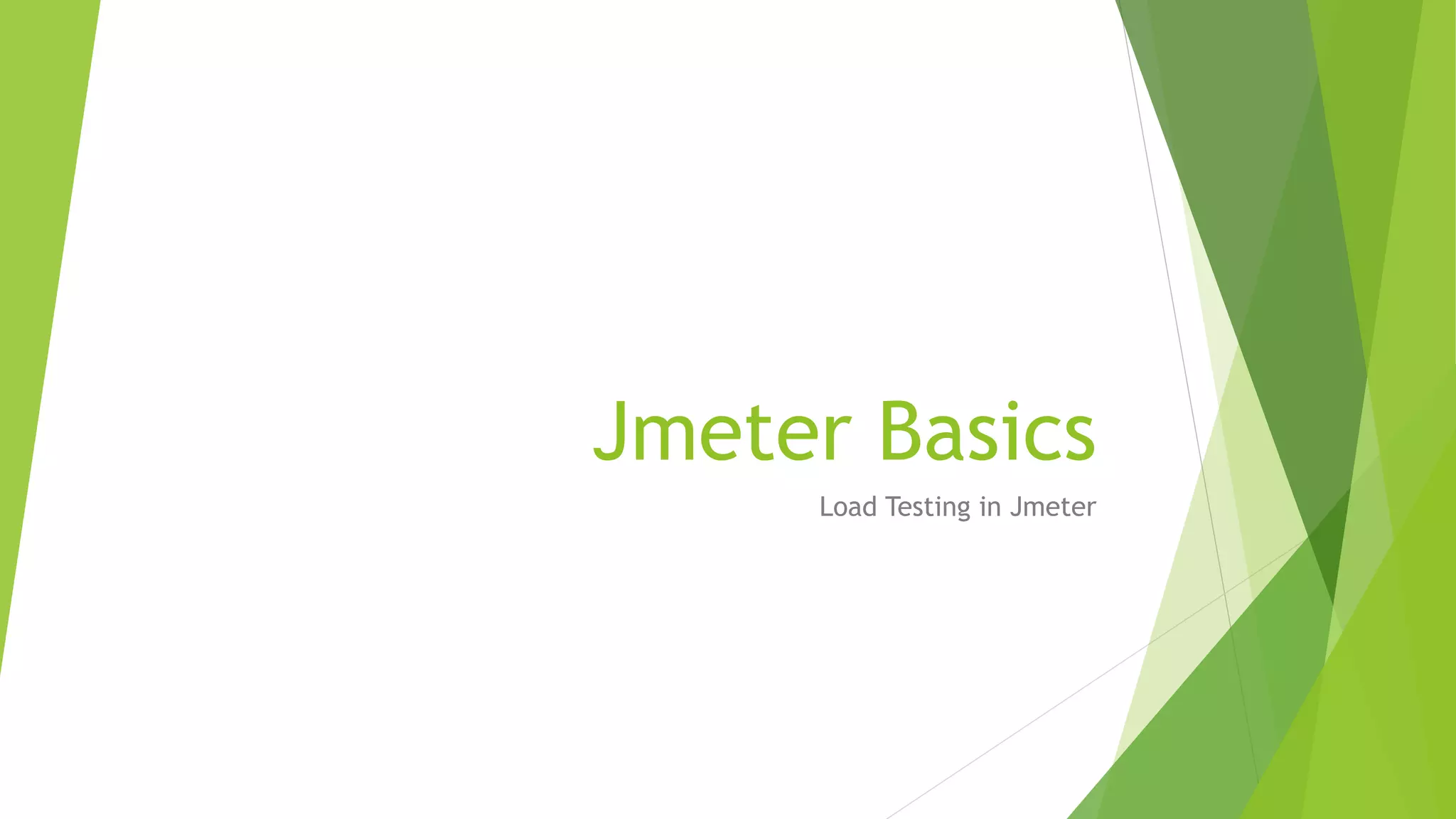 Jmeter load testing | PPT