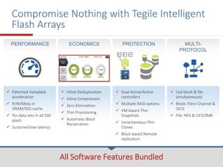 #compromisenothing© Copyright 2014 Tegile Systems, All Rights Reserved. Company
Confidential.
20
Compromise Nothing with T...