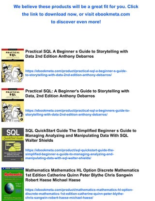 Practical SQL A Beginner s Guide to Storytelling with Data 2nd Edition ...