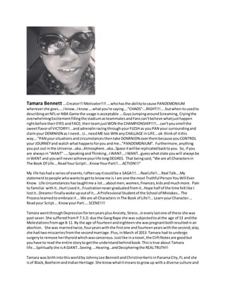 Tamara Bennett BIO | PDF