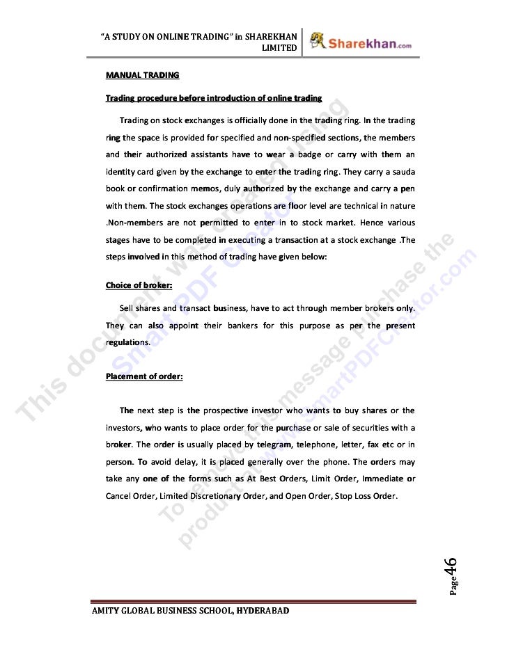 Sauda trading system