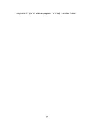 composants des plus bas niveaux (composants achetés). Le schéma 2 décrit




                                   78
 