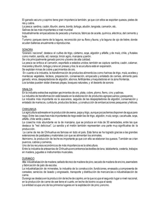 Zonas Económicas de México | DOCX