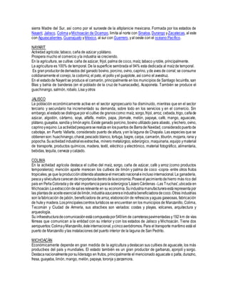Zonas Económicas de México | DOCX