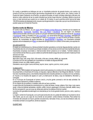 Zonas Económicas de México | DOCX