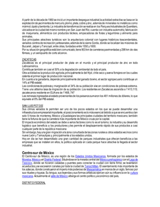 Zonas Económicas de México | DOCX