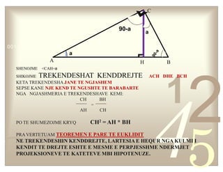 Teoremat E Rrethit 37772983 teoremat-e-euklidit | PDF