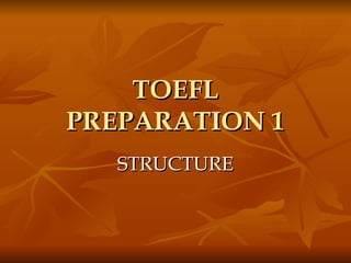 Comprehensive TOEFL Preparation: Structure & Written Expression ...
