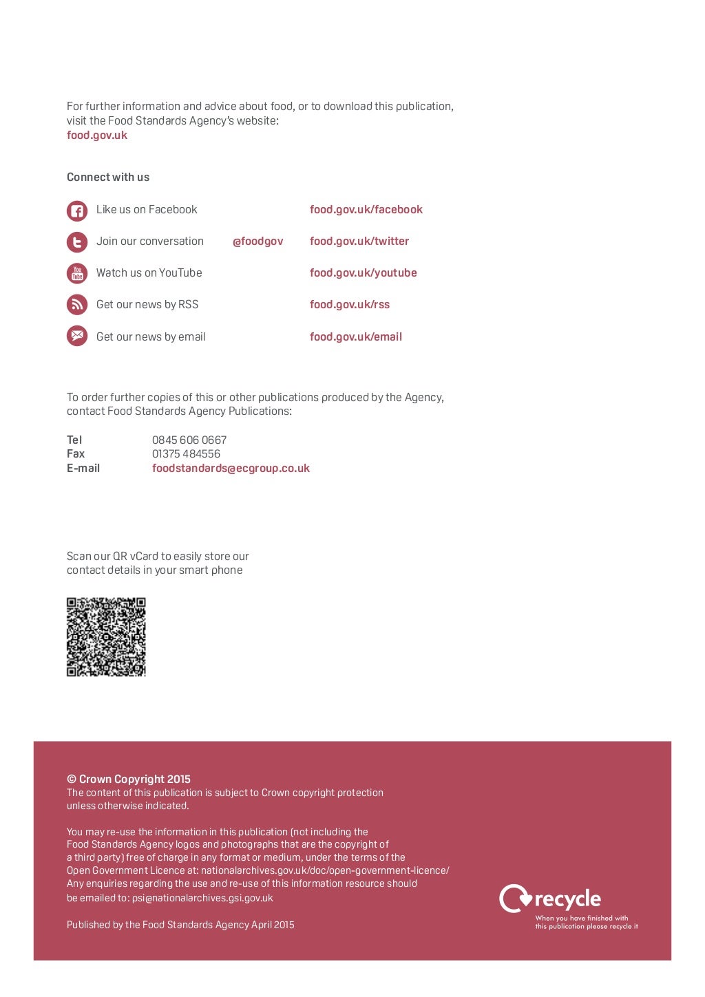 FSA Strategic Plan 2015 20