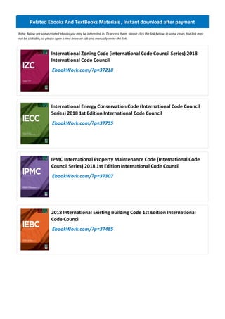 Comprehensive Overview of the 2018 International Building Code (IBC) | PDF