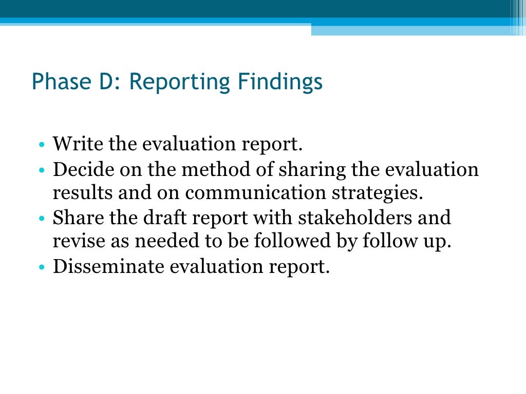 Monitoring and Evaluation of Health Services