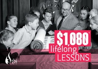 LESSONS
$1,080*
lifelong
 