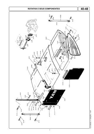 1
TC14.99230-1a
.EDIÇÃO-11/97
ROTATIVA E SEUS COMPONENTES 40-48
 
