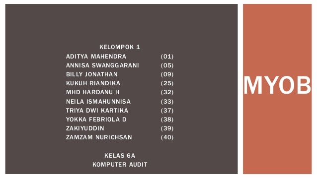 Power Point: Software Akuntansi MYOB