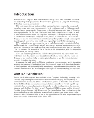 CompTIA A Complete Deluxe Study Guide Quentin Docter | PDF