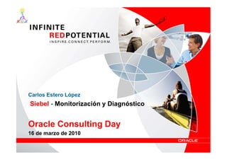 Carlos Estero López
Siebel - Monitorización y Diagnóstico


Oracle Consulting Day
16 de marzo de 2010
 