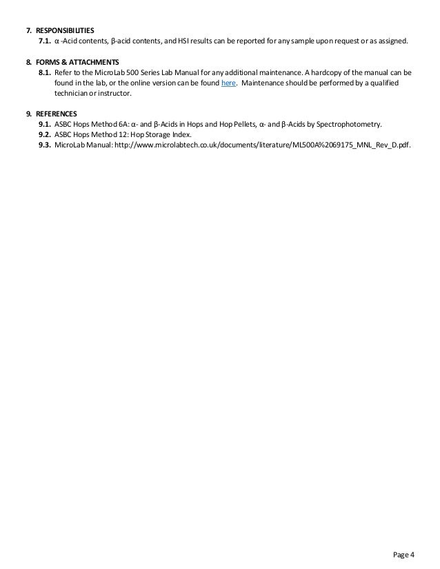 SOP UV Spectrophotometer