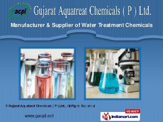 Manufacturer & Supplier of Water Treatment Chemicals
 