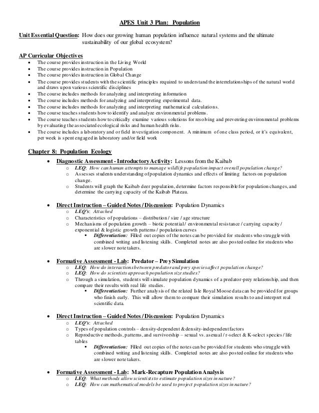 apes unit 1 test