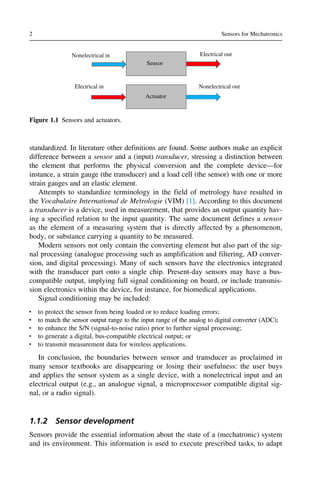 Comprehensive Guide to Sensors for Mechatronics Systems and ...