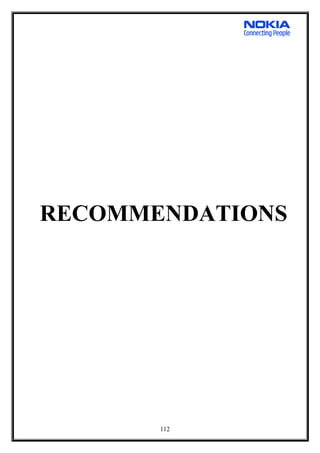 RECOMMENDATIONS
112
 