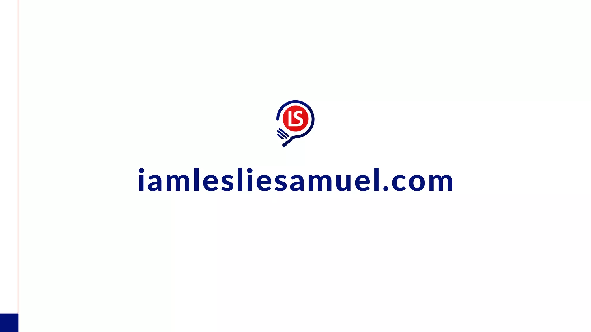 iamlesliesamuel.com
 