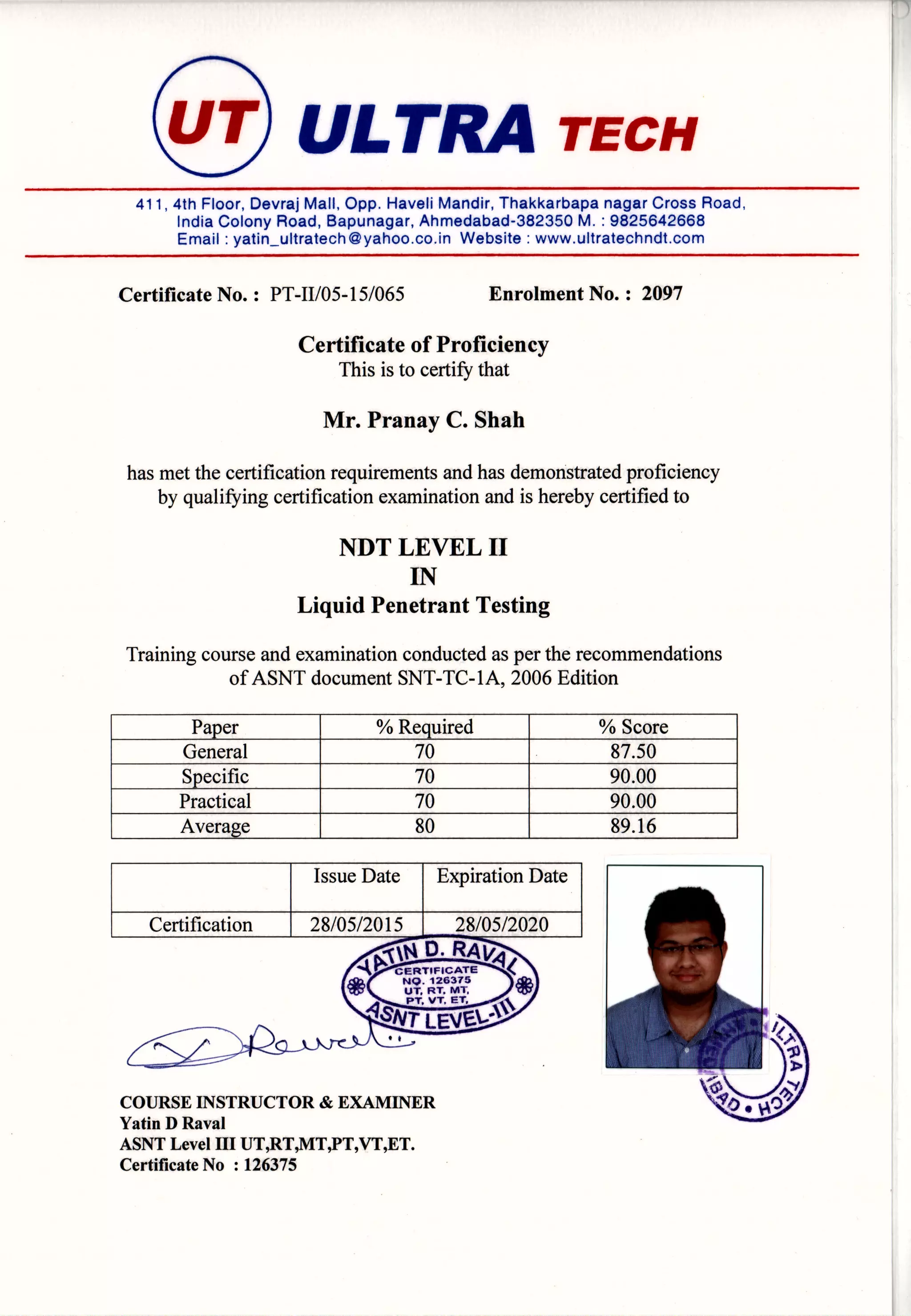 ASNT Level-II in Liquid Penetrant testing | PDF