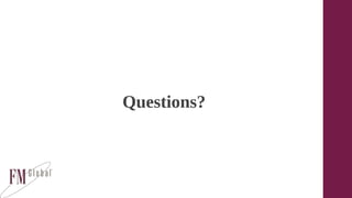 Questions?
 