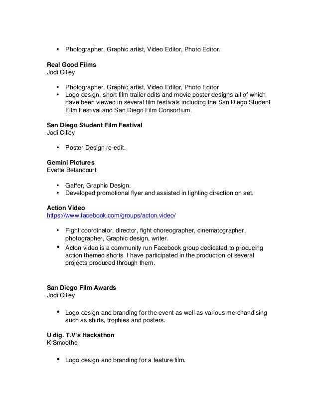 Video Editor Resume Samples Velvet Jobs