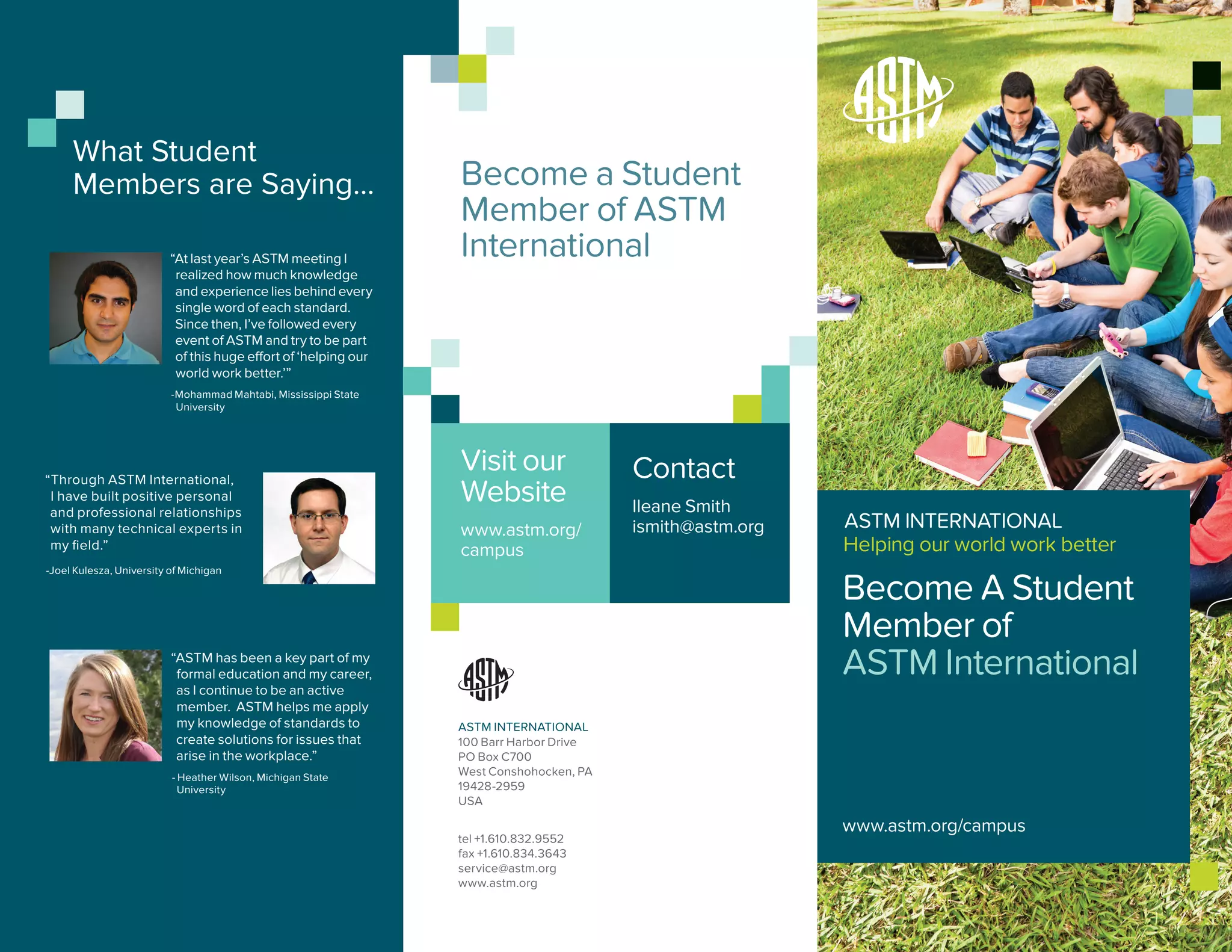 ASTM Student Membership Brochure | PDF