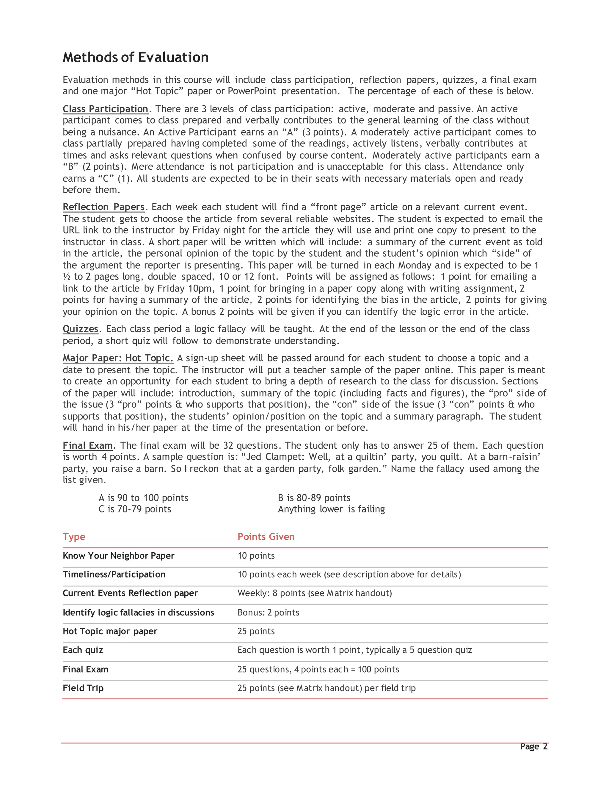 Current Events Syllabus PDF Current events syllabus pdf