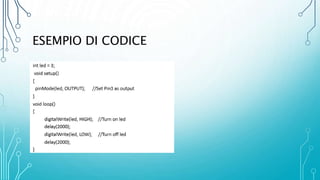 ESEMPIO DI CODICE
 