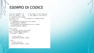 ESEMPIO DI CODICE
 