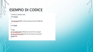 ESEMPIO DI CODICE
 