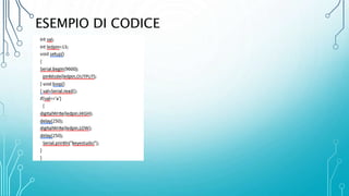 ESEMPIO DI CODICE
 