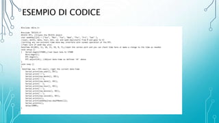 ESEMPIO DI CODICE
 