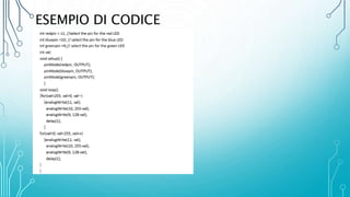 ESEMPIO DI CODICE
 