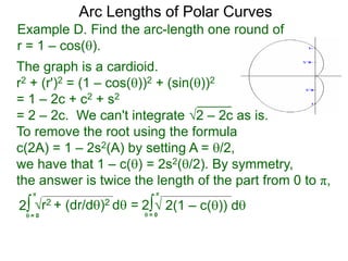 35 tangent and arc length in polar coordinates | PPTX