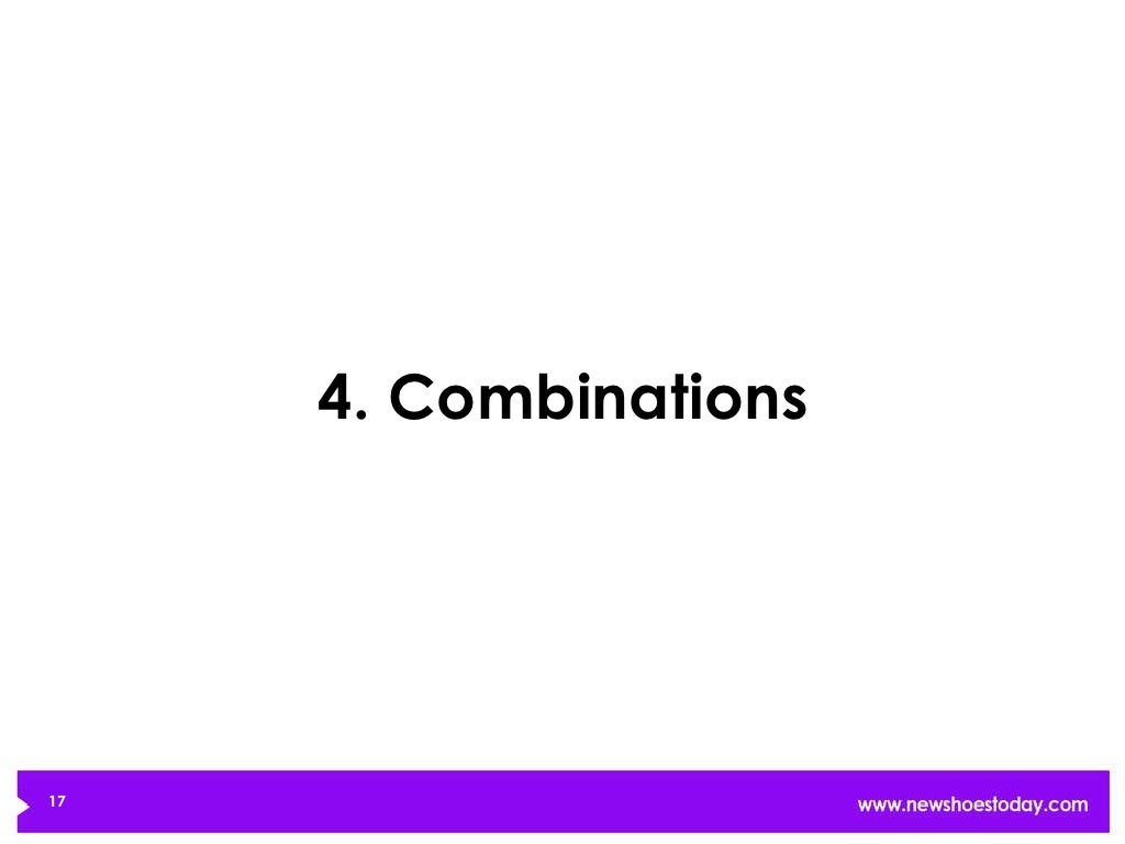 4. Combinations