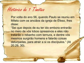 5. Conclusão 4.9-22
a) Instrução 4.9-13
b) Advertência 4.14;15
c) Explicação 4.16-18
d) Saudações 4.19-21
e) Bênção 4.22
 