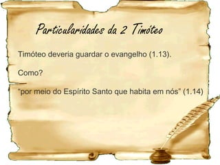 Nero matara o irmão, a mãe e a esposa Otavia,
ordenara a morte dos cristãos por crucificação,
ataques por animais selvagens em arenas, e
queimados vivos em fogueiras.
Devido à perseguição de Nero e à influencia dos
falsos mestres muitos abandonaram o evangelho.
 